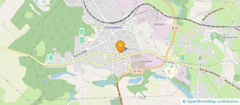 localisation de l'entreprise S&H COIFF HOMME à COMMENTRY