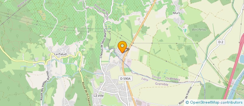 localisation de l'entreprise S.H COIFFURE  CHAMBERY