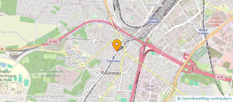 localisation de l'entreprise S&H CONSULTING à PALAISEAU