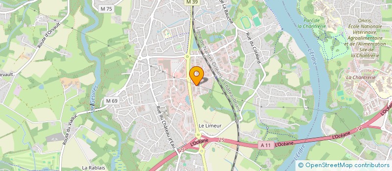 localisation de l'entreprise S&H CONSULTING à CHAPELLE-SUR-ERDRE (LA)