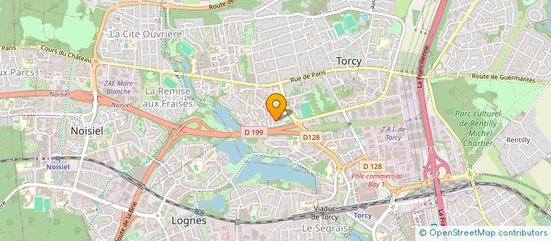 localisation de l'entreprise S.H HOLDING  TORCY