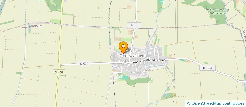 localisation de l'entreprise S-H INVEST  OBERSAASHEIM