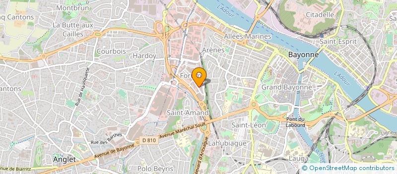 localisation de l'entreprise S.H. LAN AUKERAK à BAYONNE