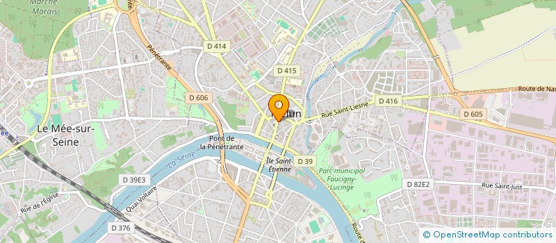 localisation de l'entreprise S.H.M. à MELUN