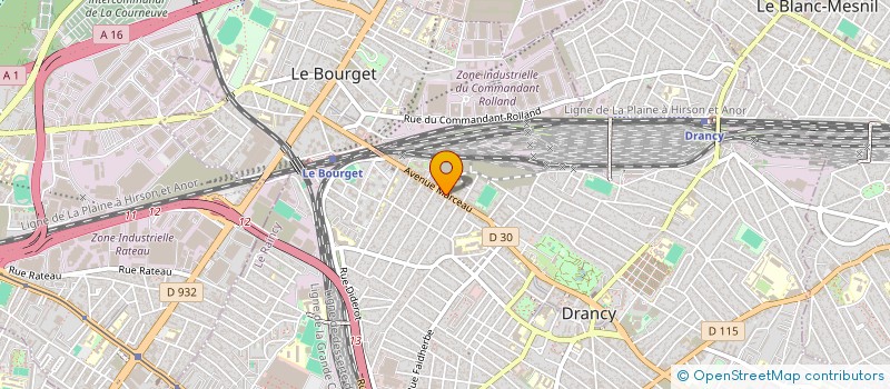 localisation de l'entreprise S.H.M. à DRANCY
