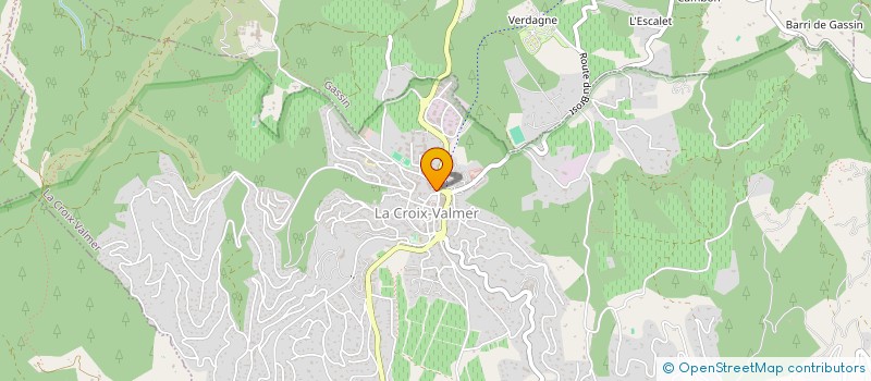 localisation de l'entreprise S.H.M.D à LA CROIX-VALMER