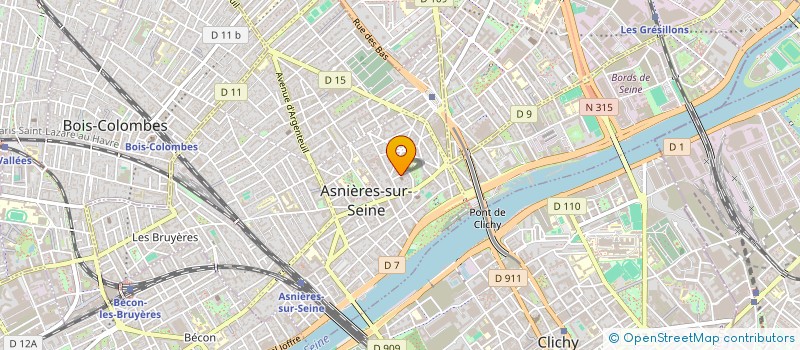 localisation de l'entreprise S.H.O à ASNIERES-SUR-SEINE