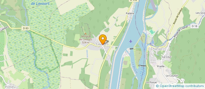 localisation de l'entreprise S.H.R. DU MARAIS  LAVOURS