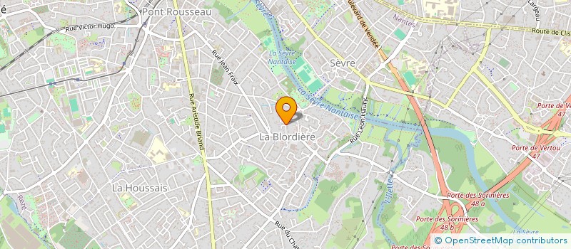 localisation de l'entreprise S.H.S.J.E.  REZE