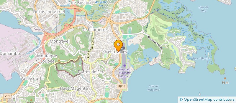 localisation de l'entreprise S.H SARL  NOUMEA