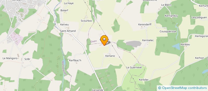 localisation de l'entreprise S.H.T.P. IMMOBILIER  ELVEN