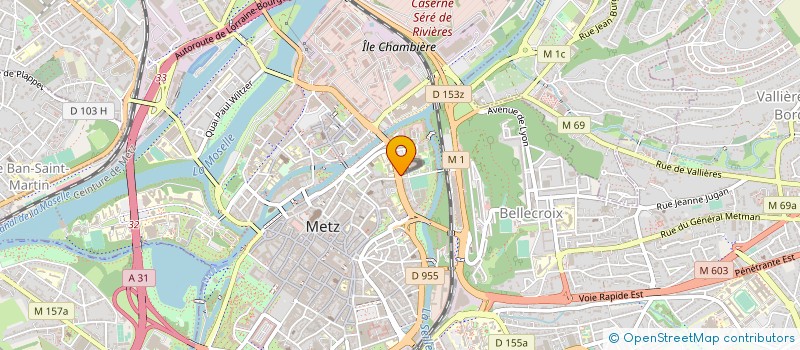 localisation de l'entreprise S-HABITAT  METZ