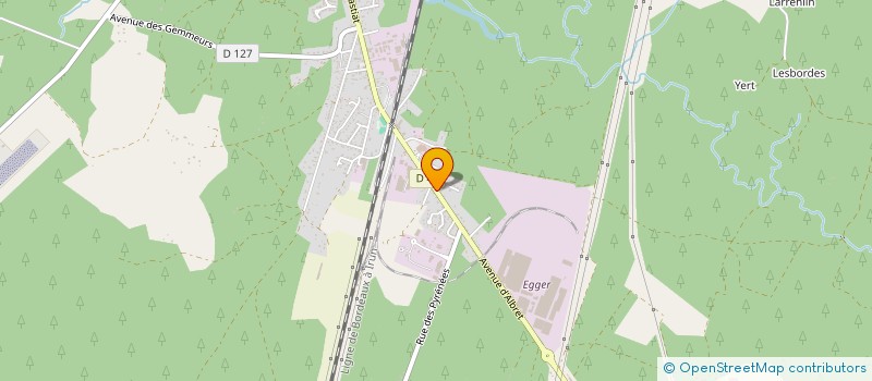 localisation de l'entreprise S'HAIR COIFF  RION-DES-LANDES