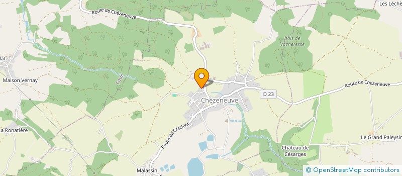 localisation de l'entreprise S.HANS  CHEZENEUVE