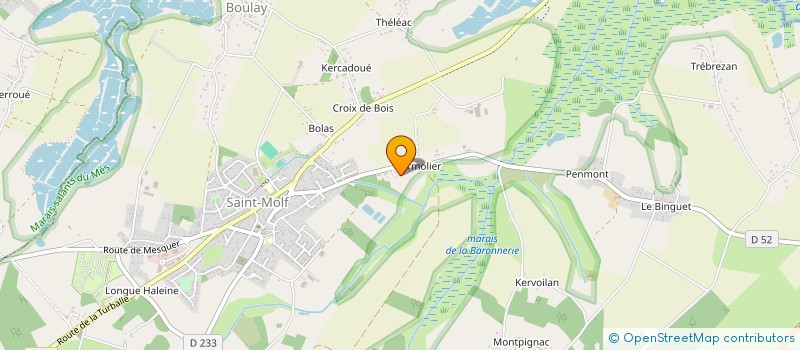 localisation de l'entreprise S'HAURLOC à SAINT-MOLF