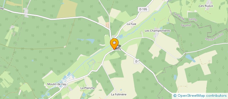 localisation de l'entreprise S-HOT  BAUGE-EN-ANJOU