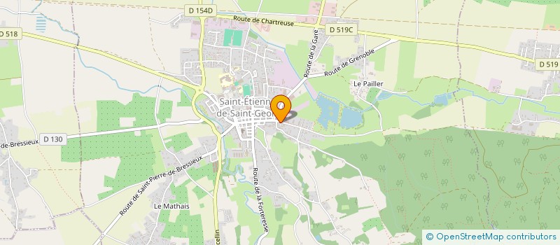 localisation de l'entreprise S I 2 G  SAINT-ETIENNE-DE-SAINT-GEOIRS