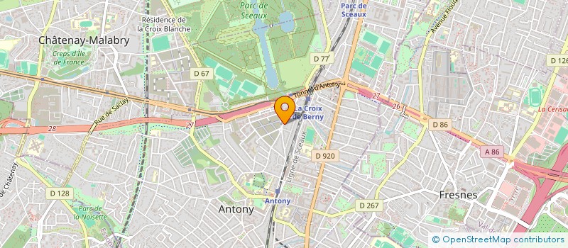 localisation de l'entreprise S.I.A. à ANTONY