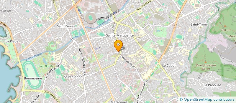localisation de l'entreprise S.I.A à MARSEILLE 9EME
