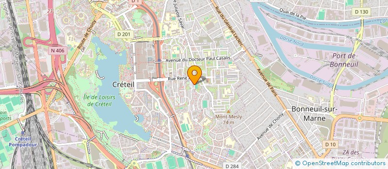 localisation de l'entreprise S I A C  CRETEIL