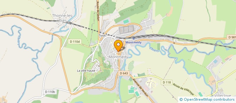 localisation de l'entreprise S.I.A.D DE MONTMEDY-STENAY à MONTMEDY