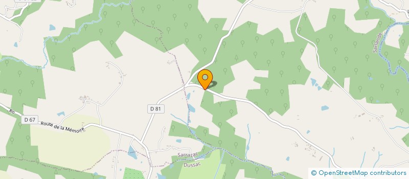 localisation de l'entreprise S.I.A.E.P DU NORD EST PERIGORD à LANOUAILLE