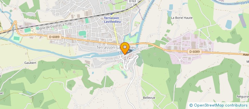 localisation de l'entreprise S.I.A.E.P PERIGORD EST à TERRASSON-LAVILLEDIEU