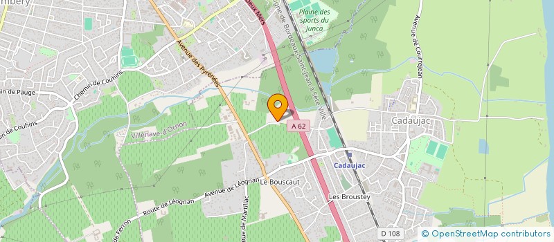 localisation de l'entreprise S I A L A  CADAUJAC