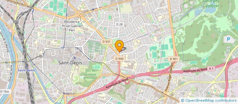 localisation de l'entreprise S.I.A.M. à SAINT-DENIS