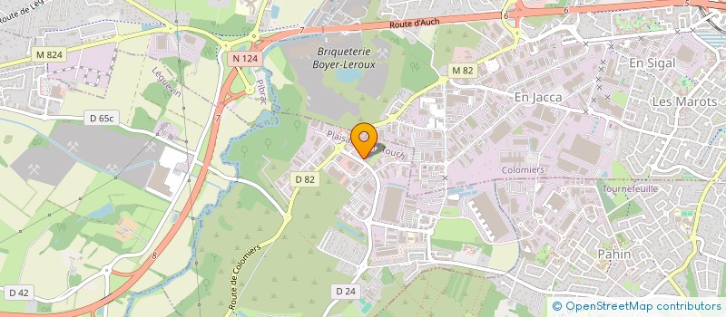 localisation de l'entreprise S.I.A.M. à PLAISANCE-DU-TOUCH