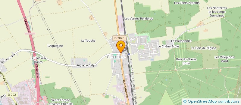 localisation de l'entreprise S.I.A.M.E.P. à CERCOTTES