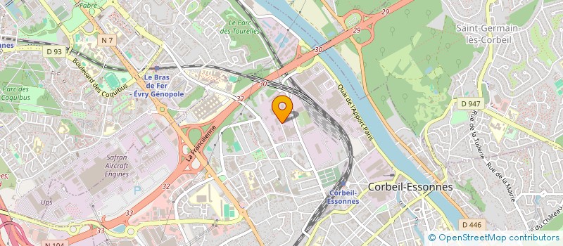 localisation de l'entreprise S I A P à CORBEIL-ESSONNES
