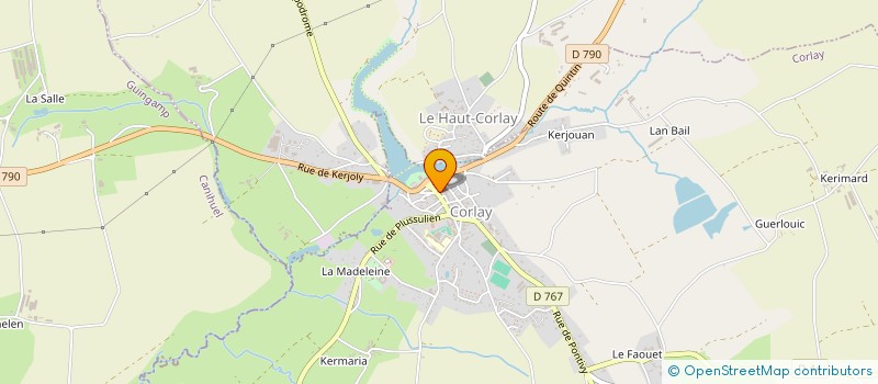 localisation de l'entreprise S.I. ADDUCTION EAU CORLAY ET HAUT CORLAY à CORLAY