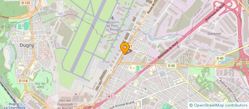 localisation de l'entreprise S.I.B.A à LE BLANC-MESNIL
