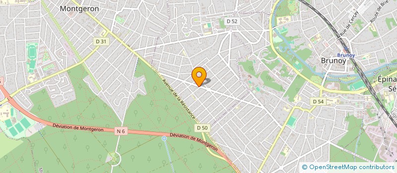 localisation de l'entreprise S.I. BAT à YERRES