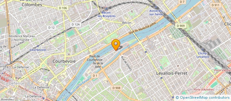localisation de l'entreprise S.I BATIMENT à NEUILLY-SUR-SEINE