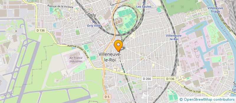 localisation de l'entreprise S.I. COMMUNICATIONS  VILLENEUVE-LE-ROI