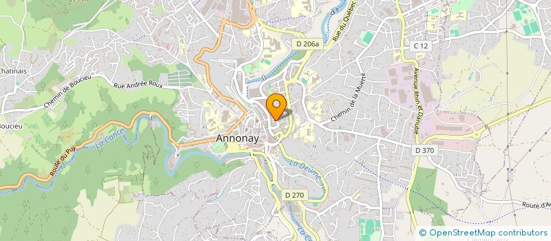 localisation de l'entreprise S.I CONNEXION à ANNONAY