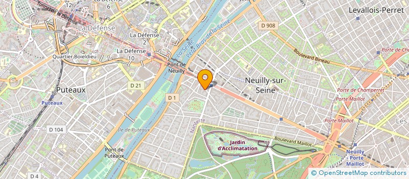 localisation de l'entreprise S I D à NEUILLY-SUR-SEINE