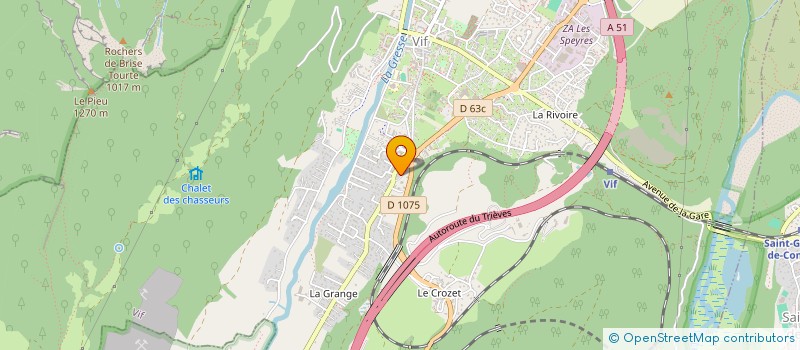 localisation de l'entreprise S.I.D.C  VIF