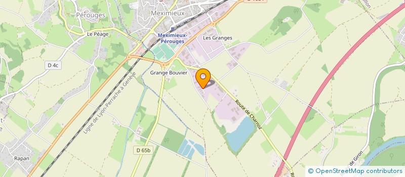 localisation de l'entreprise S I D E R à CHARNOZ-SUR-AIN