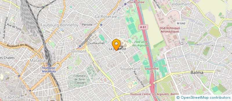 localisation de l'entreprise S I D E R A L SANTE à TOULOUSE