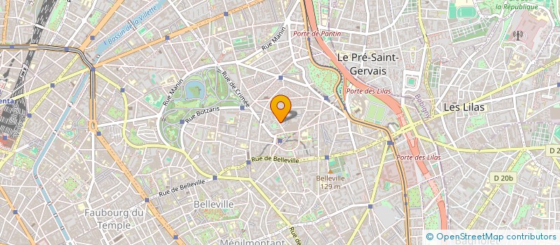 localisation de l'entreprise S.I.D.F.  PARIS