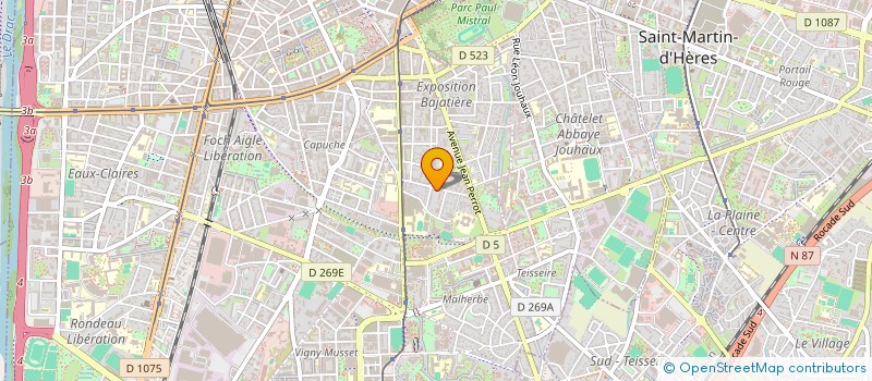 localisation de l'entreprise S I D SARL à GRENOBLE