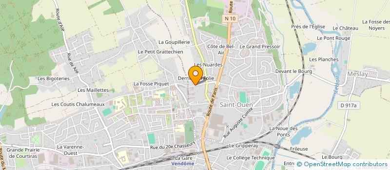 localisation de l'entreprise S.I.E. à SAINT-OUEN