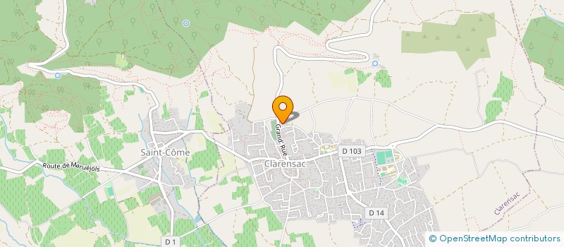 localisation de l'entreprise S.I.E.M  CLARENSAC