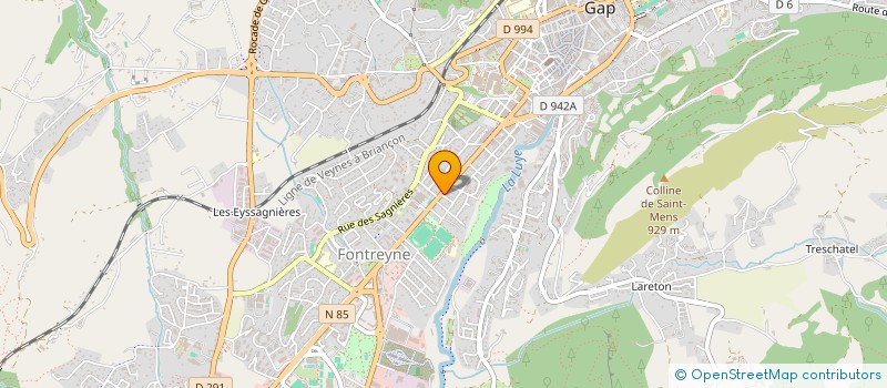 localisation de l'entreprise S.I.E.MEDITERRANEE PROVENCE DISTRIBUTION  GAP