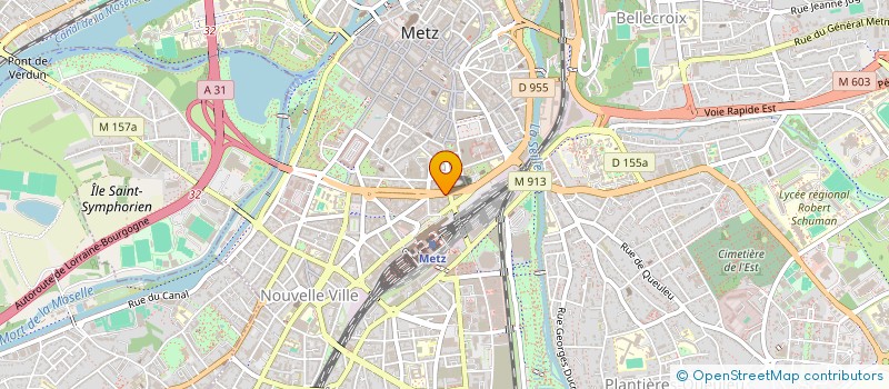 localisation de l'entreprise S.I. EST à METZ