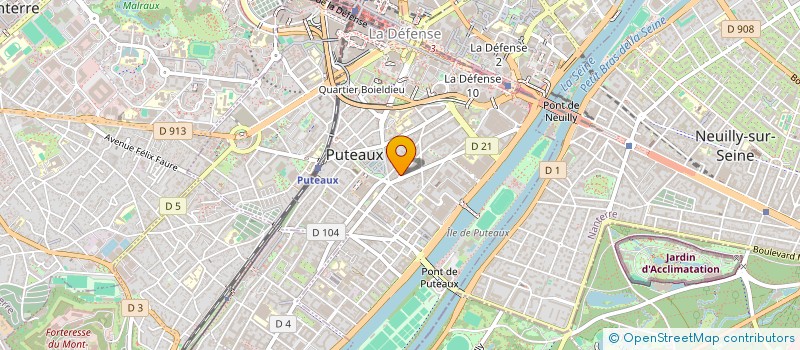 localisation de l'entreprise S I G H - SOCIETE D'INVESTISSEMENT ET GESTION HOTELIERE à PUTEAUX