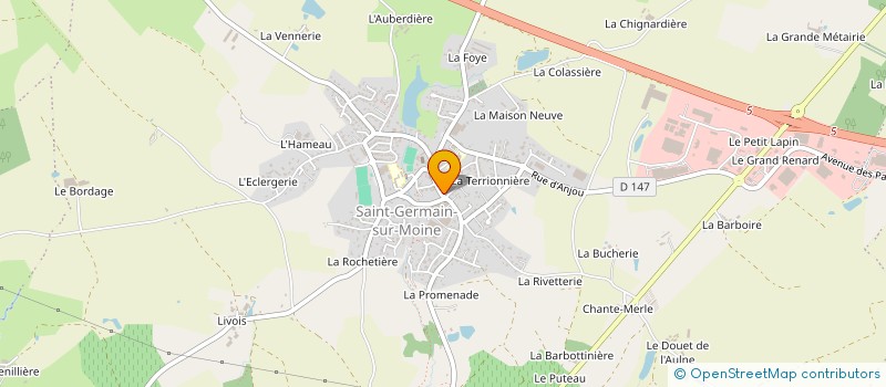 localisation de l'entreprise S.I.G. IMMOBILIER à SEVREMOINE